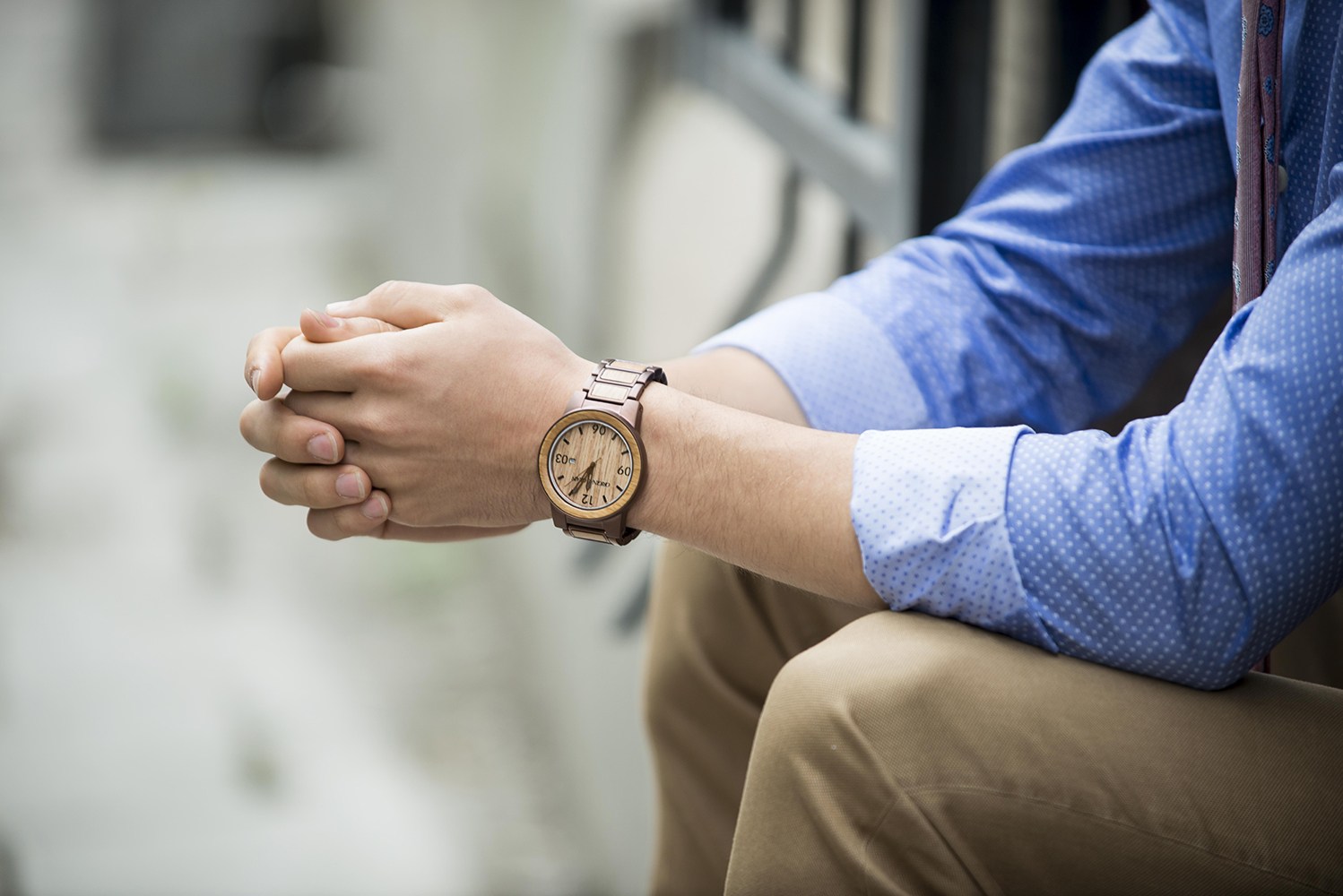 Image of an entrepreneur wearing a luxurious watch.